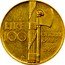 Italy 100 Lire (Vittorio Emanuele III) KM# Pr32 LIRE 100 OTTOBRE 1922 1923 R coin reverse