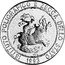 Italy 150 ECU Europa Riding 1993 Proof X# 27 ISTITUTO POLIGRAFICO E ZECCA DELLO STATO 1993 coin reverse