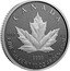 Canada 2 Dollars 35 years of the Silver Maple Leaf 2023 in set MC CANADA 9999 FINE SILVER 1/10 OZ ARGENT PUR coin reverse