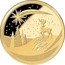 Niue 2 Dollars (Laponia Santa's Gold) SANTA'S GOLD coin reverse