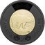 Canada 2 Dollars Polar Bear Toonie. Black Ring 2022 CANADA 2 DOLLARS BT coin reverse