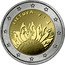 Lithuania 2 Euro Sunflower. Together with Ukraine 2023 LIETUVA 2023 LKM KARTU SU UKRAINA coin obverse