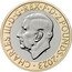 UK 2 Pounds JRR Tolkien 2023 CHARLES III D G REX F D 2 POUNDS 2023 coin obverse
