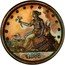 USA Twenty Cents Liberty at Seashore Pattern 1875  LIBERTY 1875 coin obverse