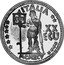 Italy 20 ECU (Claudius) X# 52 ITALIA XX ECU MCMXCV coin obverse