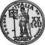 Italy 20 ECU (Galba) X# 54 ITALIA XX ECU MCMXCV coin obverse