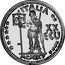 Italy 20 ECU (Otho) X# 55 ITALIA XX ECU MCMXCV coin obverse