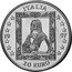 Italy 20 Euro Leonardo da Vinci 1997 X# 101 ITALIA 20 EURO 1997 coin obverse