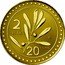 Italy 20 Euro Reproduction of the 2 Lire 2022 R Reverse Proof 2 2022 R 20 EURO coin reverse