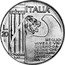 Italy 20 Lire X# 2 Republic Italy ITALIA MCMXVIII MEGLIO VIVERE VN GIORNO DA LEONE CHE CENTO ANNI DA PECO RA MCMXVIII A VI L20 R coin obverse
