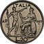Italy 20 Lire Prova 1927R KM# TS1 ITALIA AV 1927 R L 20 coin reverse