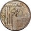 Italy 20 Lire (Vittorio Emanuele III) KM# Pr50 ITALIA PROVA DI STAMPA L 20 MCMXXAVI MEGLIO VIVERE VN GIORNO DA LEONE CHE CENTO ANNI DA PECO RA MCMXVIII coin reverse