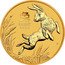 Australia 200 Dollars Year of the Rabbit 2023 P 2023 IJ P RABBIT 兔 coin reverse
