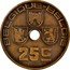 Belgium 25 Centimes (Leopold III Pattern) KM# Pn409 BELGIQUE BELGIE 25C O.JESPERS coin obverse