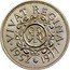 UK 25 New Pence (Elizabeth II Silver Jubilee. Sindall Pattern) VIVAT REGINA 1952 1977 coin reverse