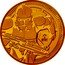 Niue 250 Dollars (Clone Trooper) 1 OZ 9999 FINE GOLD © & TM LUCASFILM LTD. NZM coin reverse