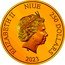Niue 250 Dollars Year of the Rabbit. Bugs Bunny 2023  Proof ELIZABETH II NIUE 250 DOLLARS IRB 2023 coin obverse