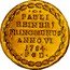 Italy 4 Zecchini (Paolo Renier Salvs Imperii) PAULI REINERJ PRINC MUNUS ANNO VI 1784 F D coin reverse