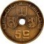Belgium 5 Centimes (Leopold III Pattern) KM# Pn380 BELGIQUE BELGIE 5C O.J. coin obverse