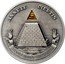 Niue 5 Dollars (Eye of Providence) ANNUIT CŒPTIS MMXXII NOVUS ORDO SECLORUM coin reverse