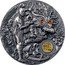 Niue 5 Dollars Shaolin Dragon 2023 XXI Antiqued SHAOLIN KUNG FU 龍 coin reverse
