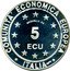 Italy 5 ECU Europa Riding 1993 Proof X# 21 COMUNITA ECONOMICA EUROPEA ITALIA MEDAGLIA DA 5 ECU coin obverse