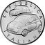 Italy 5 Euro 60th Anniversary of the Birth of the Fiat 500 2017 R BU KM# 413 REPUBBLICA ITALIANA coin obverse