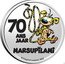 Belgium 5 Euro (70 years of Marsupilami Colored) 70 ANS JAAR MARSUPÏLAМІ © DARGAUD-LOMBARD, 2022 coin reverse