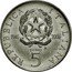 Italy 5 Euro (Italian Republic Anniversary) KM# 281 REPUBBLICA ITALIANA 1946 2006 REPVBBLICA ITALIANA R EURO 5 coin reverse