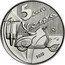 Italy 5 Euro (Vespa Scooter. Red) 5 EURO VESPA R 2019 VESPA coin reverse