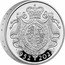 UK 5 Pounds (Elizabeth II Platinum Jubilee. Piedfort) HONI SOIT QUI MAL Y PENSE JB 1952 2022 coin reverse