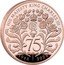 UK 5 Pounds King Charles' 75th Birthday 2023  Proof HIS MAJESTY KING CHARLES III 75 DT 1948 2023 coin reverse