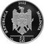Moldova 50 Lei The Common Rock Thrush 2022  proof REPUBLICA 2022 MOLDOVA 50 AG 999 LEI 22,0 G coin obverse