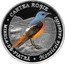 Moldova 50 Lei The Common Rock Thrush 2022  proof CARTEA ROȘIE MIERLA-DE-PIATRĂ MONTICOLA SAXATILIS coin reverse