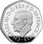 UK 50 Pence (75 Years of the National Health Service) CHARLES III D G REX F D 50 PENCE 2023 MJ coin obverse