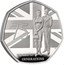 UK 50 Pence 75 Years of the Windrush Generation 2023 Set WINDRUSH GENERATIONS 75 VJ coin reverse