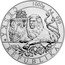 Niue 80 Dollars (Elizabeth II - A two-tailed Czech Lion) 1000 G AG 999 ČESKÁ REPUBLIKA coin reverse