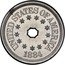 USA Five Cents 1884 Nickel Pattern 1884  UNITED STATES OF AMERICA 1884 coin obverse