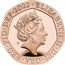 UK Twenty Pence Royal Arms Shield Puzzle Memorial 2022 Proof, memorial coin set ELIZABETH II DEI GRA REG FID DEF 2022 26/22 J.C coin obverse