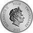 Niue Two Dollars 101 Dalmatians. Plantation 2022  Proof 1 OZ 999 FINE SILVER © DISNEY ELIZABETH II NIUE TWO DOLLARS IRB 2022 coin obverse