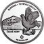 Niue Two Dollars (Black Grouse) BUKOVEC TETŘÍVEK OBECNÝ ČESKÉ HORY 1OZ SILVER 999 coin reverse