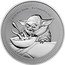 Niue Two Dollars Grogu Eating 2022  Bullion 1 OZ 999 FINE SILVER © & ™ LUCASFILM LTD. coin reverse