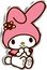 Niue Two Dollars Hello Kitty. My Melody 2023  Proof  coin reverse