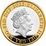 UK Two Pounds Britannia Memorial with Privy Mark 2022 26/22 in set ELIZABETH II DEI GRA REG FID DEF 26/22 J.C coin obverse
