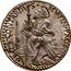 Italy 1/2 Ducato (Rinaldo I) 80 S CONTARDV S MVTIN PROT coin reverse