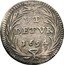 Italy 1/2 Grosso (Innocent XII) VT DETVR 1694 coin reverse