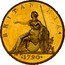 UK 1/2 Penny (George III Pattern) KM# PnD63 BRITAN NIA 1790 coin reverse