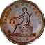 Canada 1/2 Penny (Token Field Marshal Wellington) TRADE & COMMERCE 1811 coin reverse