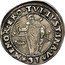 Italy 1/4 Ducato (St. Justina) KM# 220a MEMOR ERO TVI IVST INA V 31 coin reverse