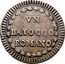 Italy 1 Baiocco (Pius VI) KM# 1225a VN BAIOCCO ROMANO coin reverse